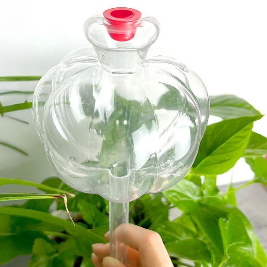 Self Watering Bulbs Top Fill Pumpkin Watering Globes with Stopper