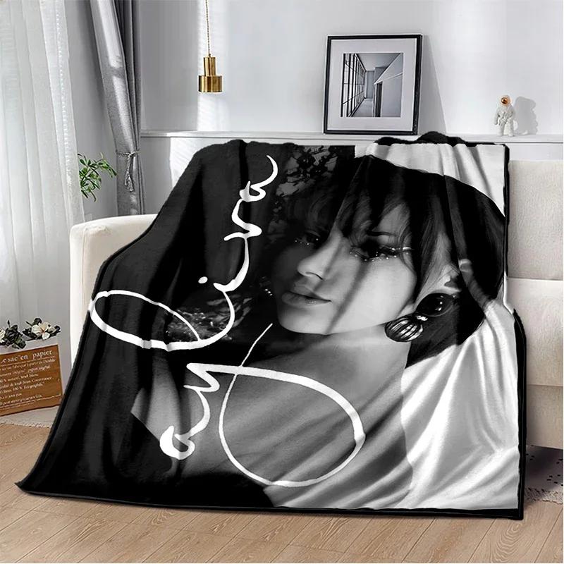 Couverture Douce en Flanelle 3D Ayliva Lieb Pop Singer pour Lit Chambre Canapé Pique-nique, Couverture Jetée pour Couvrir Extérieur Loisirs Cadeau Enfants