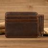 Genuine Leather Money Clip Purse For Men Women Cash Clip Wallets Male Short Wallets Card Holder Multi Cards Short Purse for Man