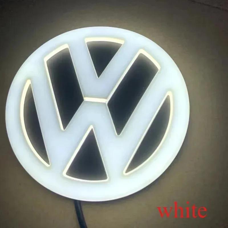 For VW 4D LED Volkswagen Logo Lights 2026 New Front And Rear Label Suitable for VW Tiguan Passat Golf T-ROC Beetle Polo