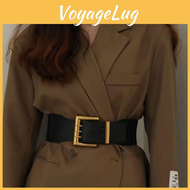 Stylish Black Wide Waist Belt For Women With Elegant Design Perfect For Dresses And Coats