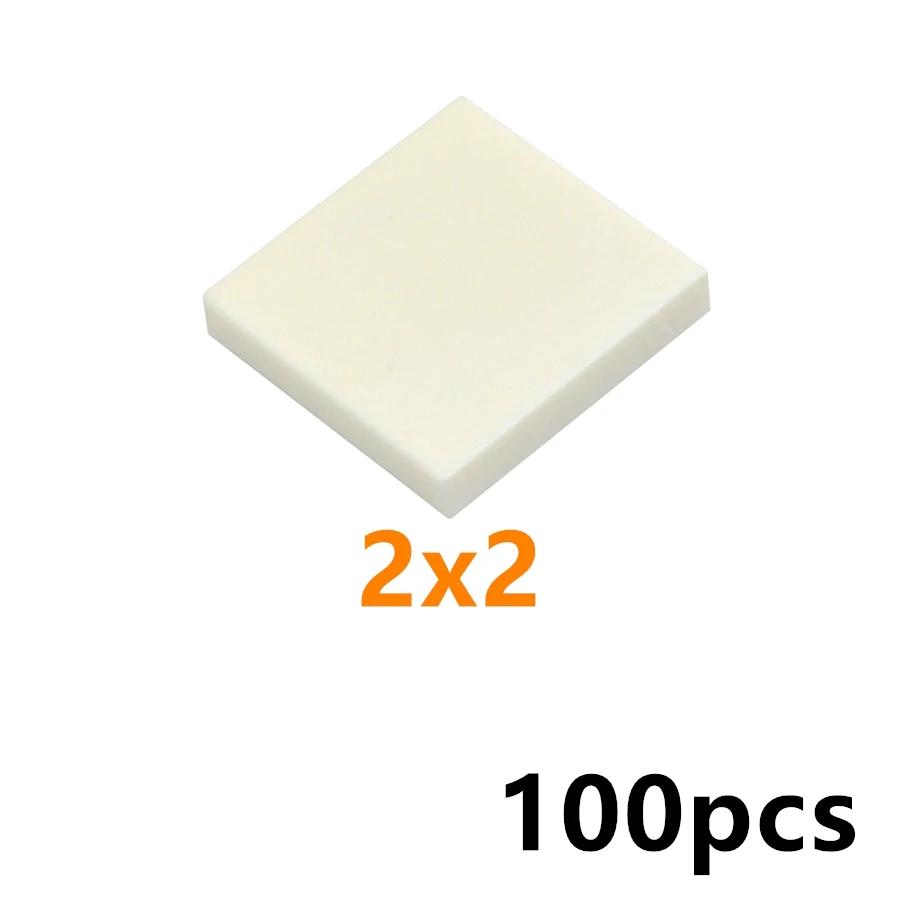 100PCS MOC Bricks 22385 2x3 Shield Light Panel LED 22385 2x3 Tile Building Blocks DIY Construction Toys Compatible With 3068