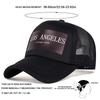 Unisex Los Angeles Print Baseball Net Caps Spring Summer Outdoor Adjustable Casual Hats Dad Hat Sunscreen Hat