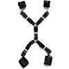 Bed BDSM Bondage Restraint Strap System Adults Wrists & Ankle Cuffs Erotic Sex Toy for Woman Couples Slave
