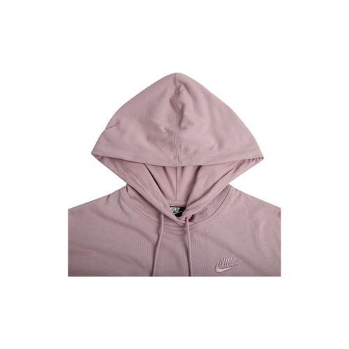 Nike Letter Logo Sports Casual Hoodie for Women In Pink