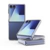 Applicable To Samsung Z Flip8 Folding Mobile Phone Case, Advanced Transparent PC 2-in-1 Anti-drop Case, Bayer Anti-yellow Hard Case