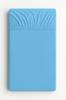 Terry Fitted Sheet for Crib 140x70cm - Blue