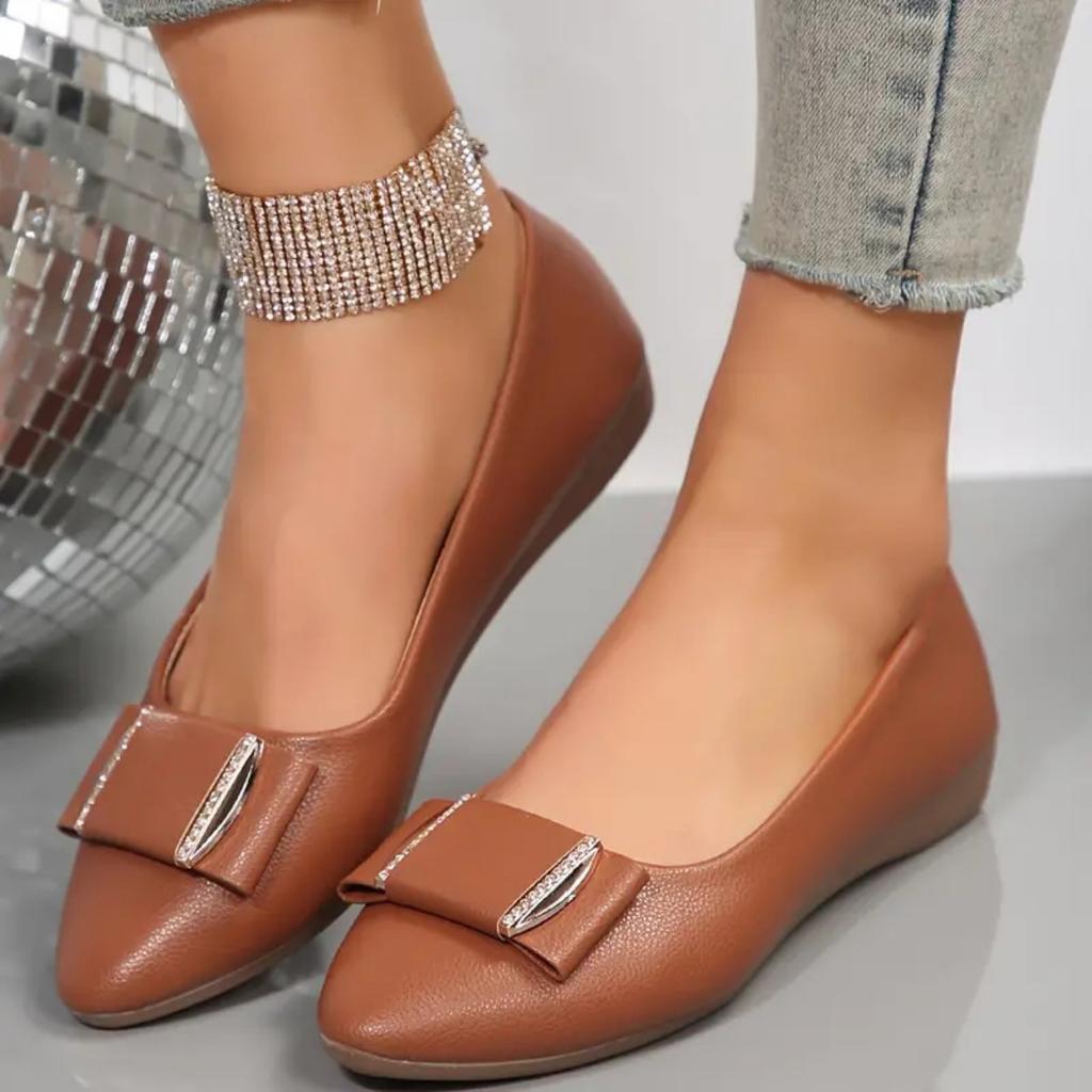 Women Trend Flat New Casual Lightweight Office Dress Shoes Women Baotou Slip on Comfortable Elegant Loafers Shoes for Women