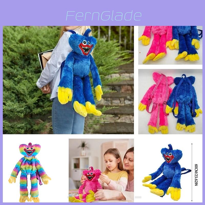 Poppy Playtime Plush Backpack Cute Cartoon Stuffed Toy School Bag For Kids
