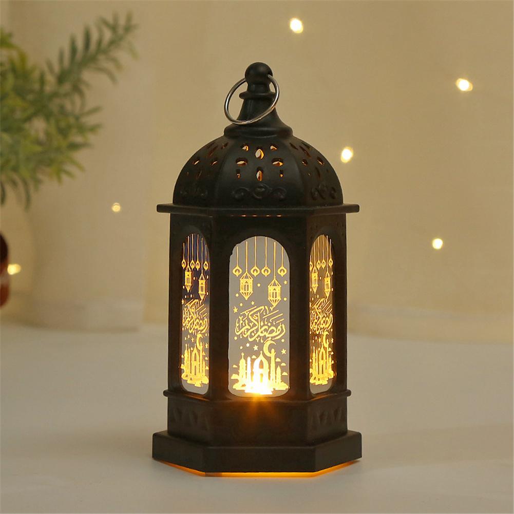 

Led Hexagonal Pedent Lights Eid Mubarak Muslim Islamic Party Home Decoration Ramadan Lights Black#0