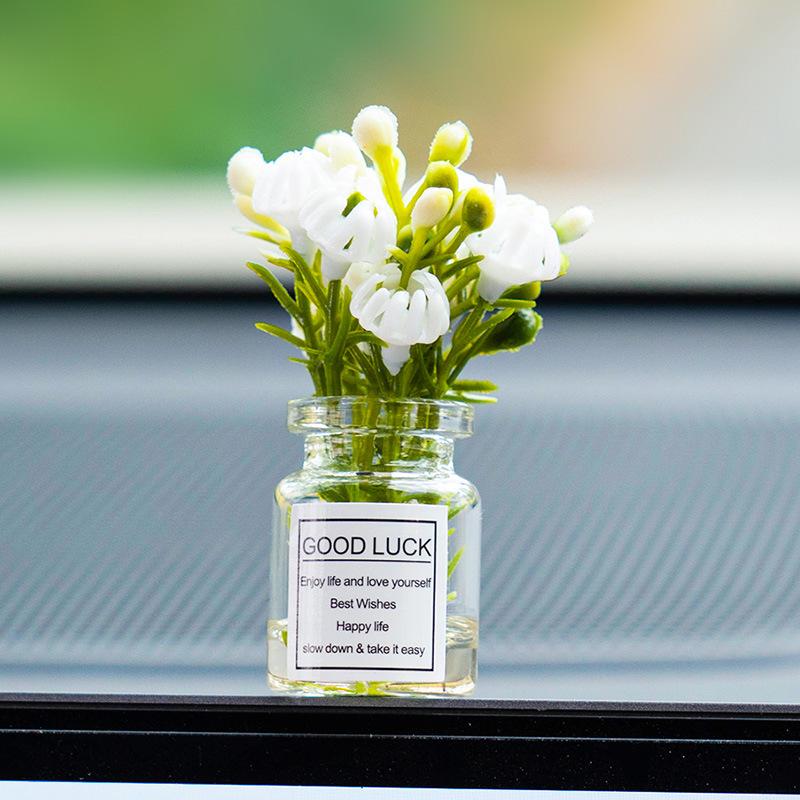 1pc Car Air Vent Clip Decor, Creative Galaxy Stars & Flower Fresh Air Conditioning Outlet Decoration