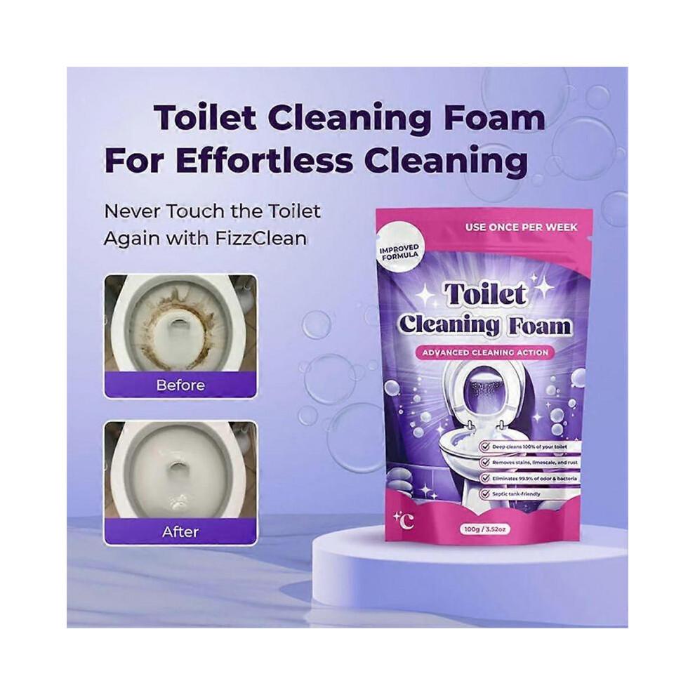 100g Toilet Cleaning Foam Self Activating Miracles Powder Foam for Toilet Bowl Cleaning Bathroom Supplies