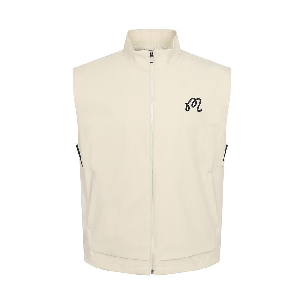 MALBON GOLF Tech Pool Zip Best Cream (Man)