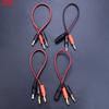 Câble de connexion adaptateur d'alimentation CC JCD prise banane 4 mm vers fiche mâle CC 5,5 x 2,1/2,5 mm Ligne de connexion pour connecteur de tête de lampe de type pistolet CC