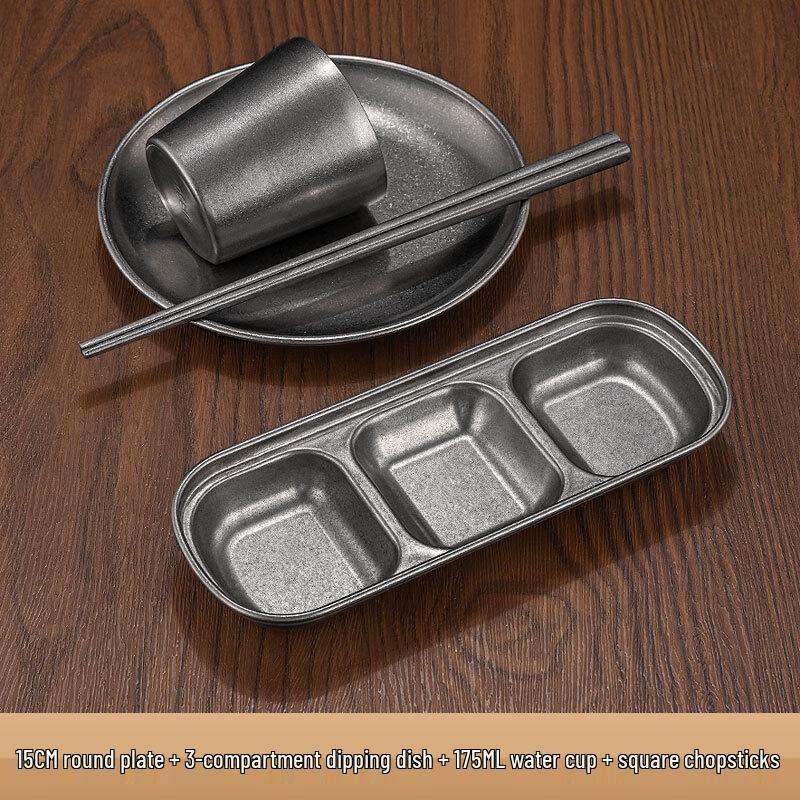 

ZISIZ Retro European Style Commercial Sauce Dish Set