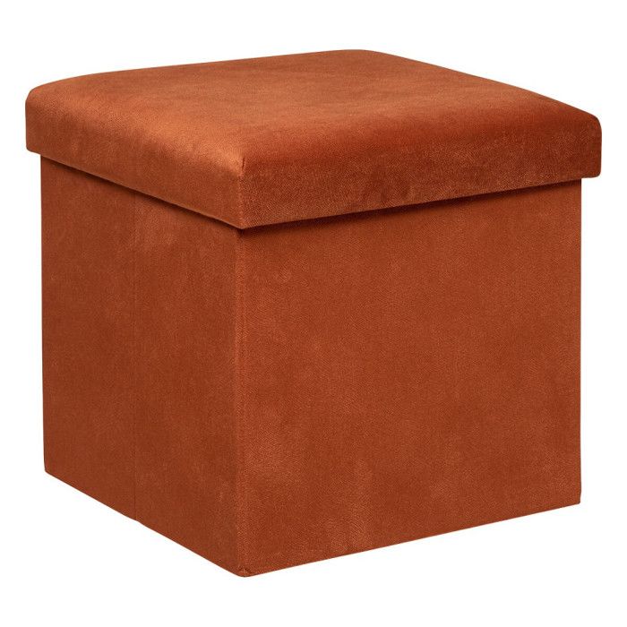 Pouf coffre pliable "Lilou" Atmosphera