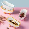Creative Design Bathtub Shape Snack Salad Bowls Ceramic Dessert Bowl Modern Nordic Ceramic Fruit Bowl