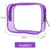 PVC Transparent Travel Cosmetic Bag - Large Capacity, Waterproof, Portable Storage with High-End Feel