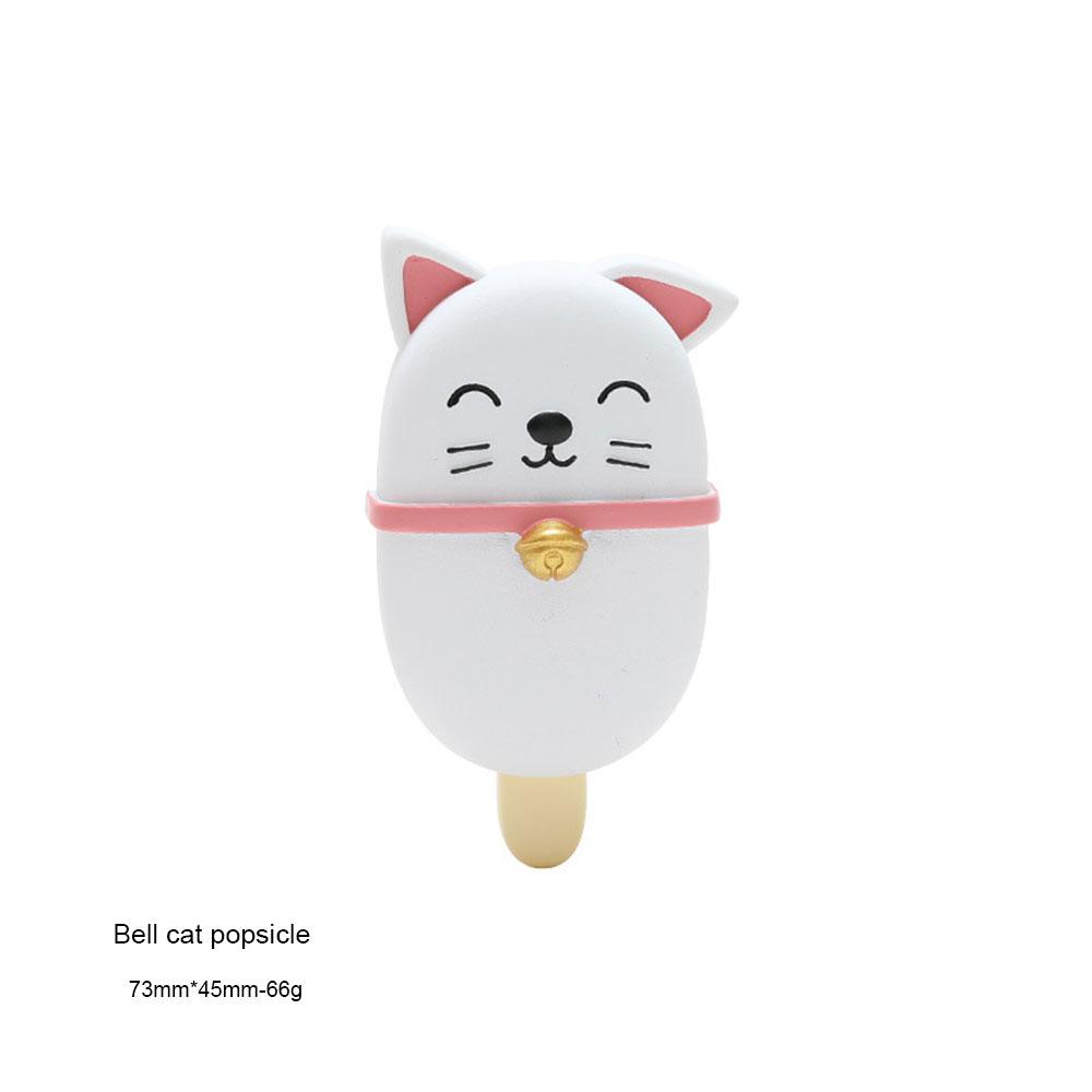 Cartoon Cute Animal Kitchen Refrigerator Magnet Resin Fruit Popsicle Ice Cream Home Decoration Multicolor Optional