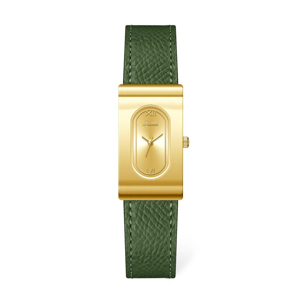 Shigaodi Damen Retro Minimalistische Lederarmbanduhr – Modisch, Lässig und Wasserdicht.