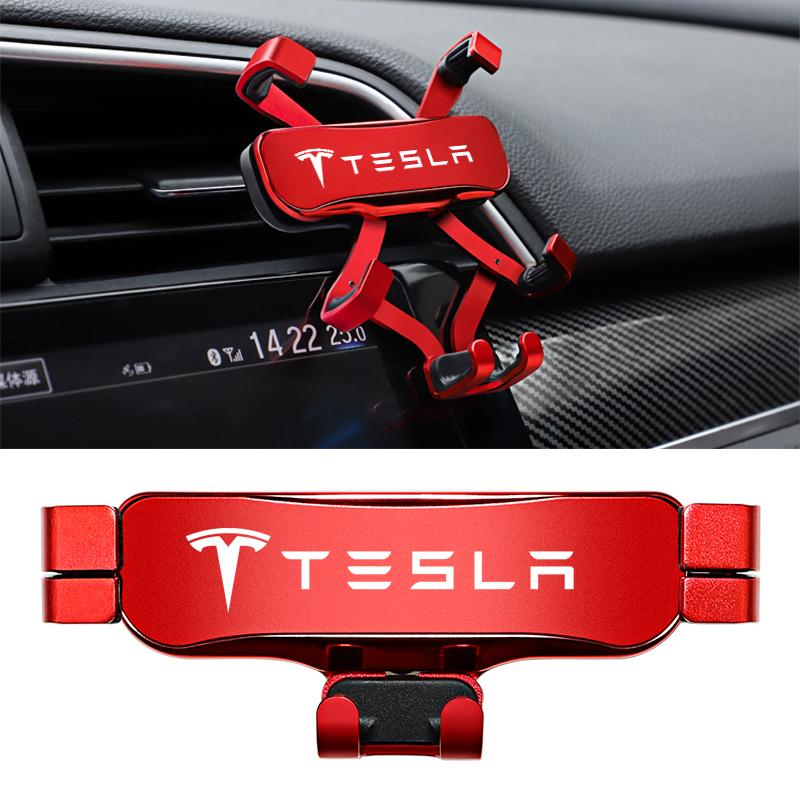 

ABS Car Phone Holder 360 Rotation Gravity Auto Grip Bracket For Tesla Model 3 Highland 2023 Model S Model X Model Y Model Y-Eur