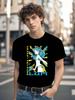 Anime Grafik - Urusei Yatsura Lum - Schwarzes Japanisches Manga T-Shirt - Retro 90er Anime Kleidung - Lum das Hauptcharakter Design T-Shirt