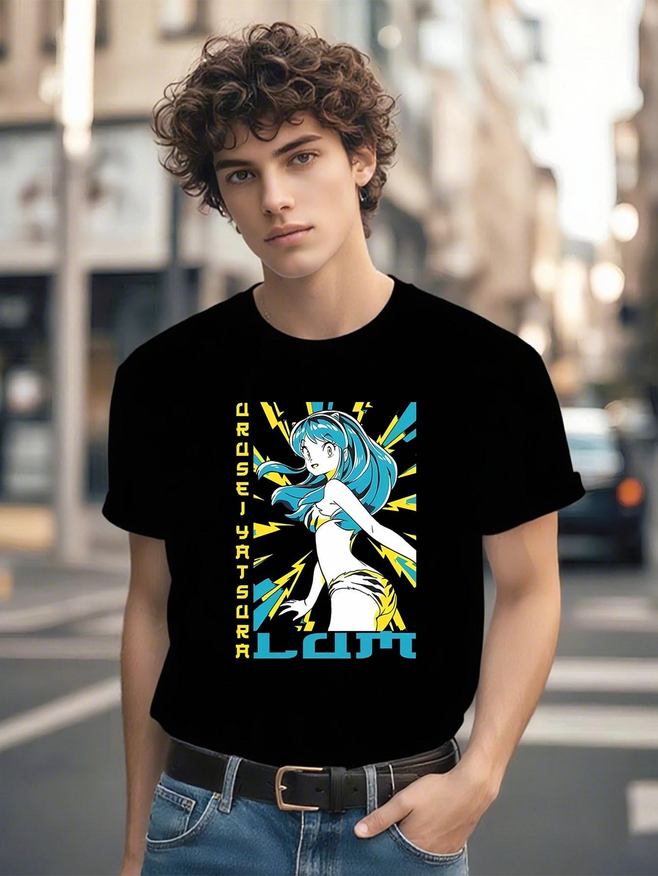 Anime Graphic Tshirt Graphic Tshirt - Urusei Yatsura Lum ... XL