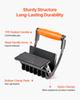 VEVOR Plywood Carrier, 90.7 Kg Single Clamp Capacity, 2 Pack Adjustable Drywall Carrying Tool for 0-25.4 Mm Thickness Boards
