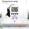 Highly power 16A Intelligent Temperature Control Socket Digital Display Thermostat Socket For Heating and Cooling Systems