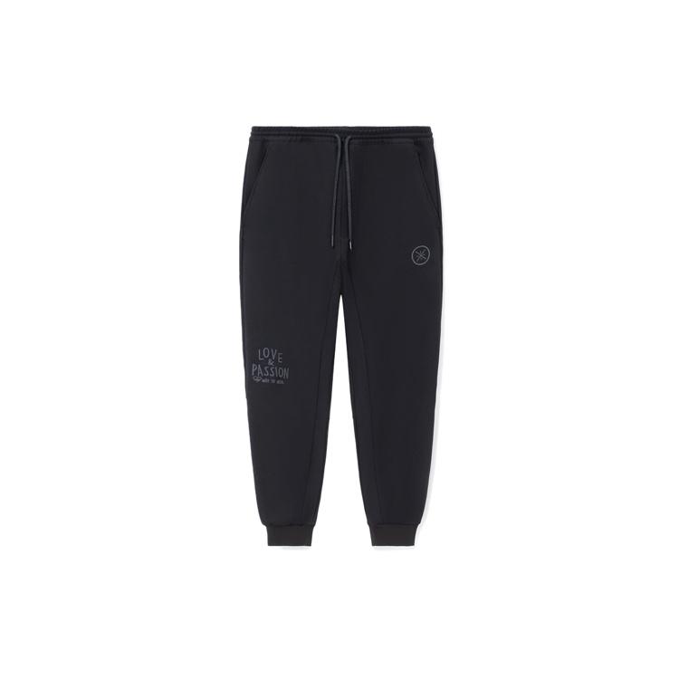 Li-Ning x DFT Way Of Wade Graphic Sweatpants  Black  Men s AKXR625-2 L