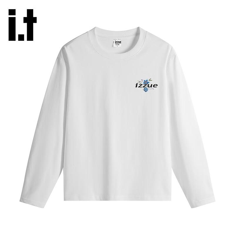 Izzue Unisex Comfort Long-Sleeve Round-Neck T-Shirt S