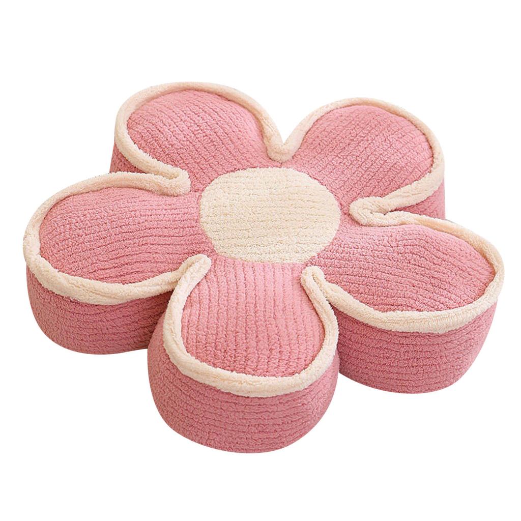 Flower Pillow Soft Flower Shaped Floor Cushion Flower Decorative Throw Pillow Cute Flower Seating Cushion Flower Room Décor
