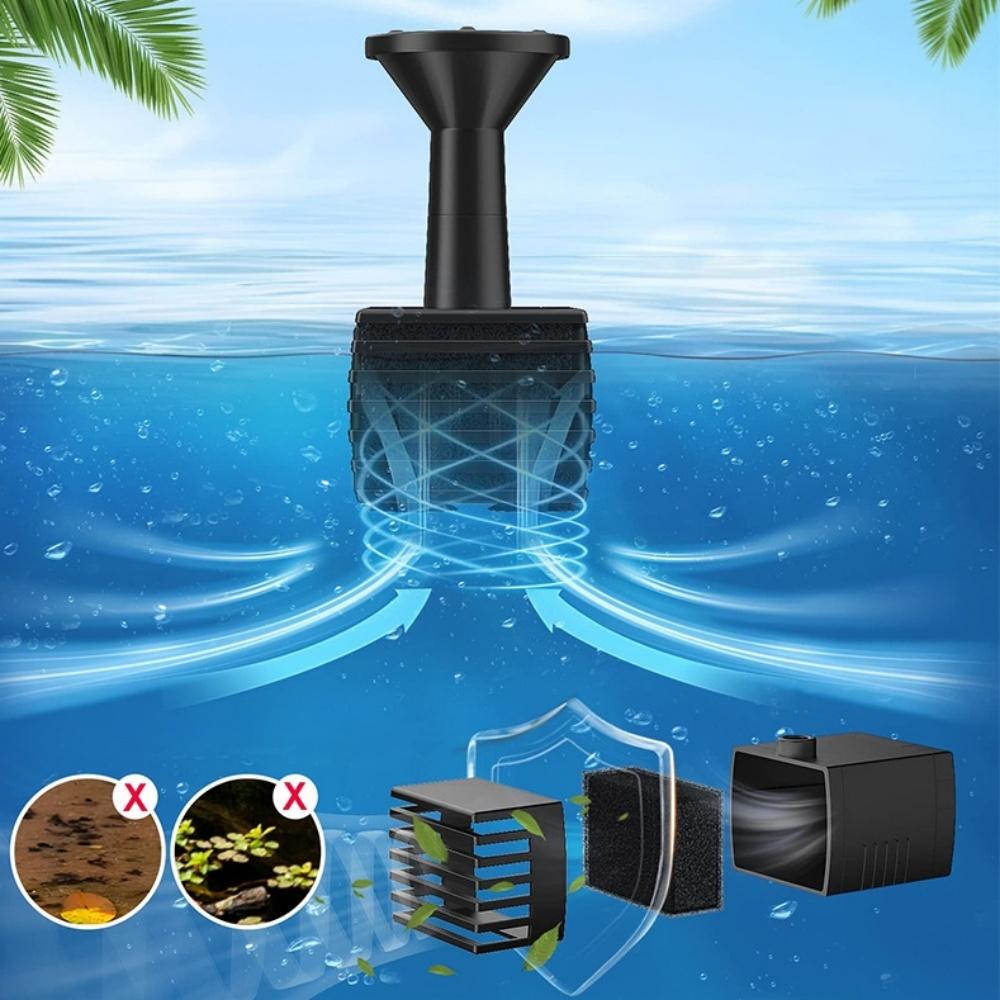 Solar Water Pump Adjustable Nozzles 1.5/2.5W Solar Panel Powered Fountain System for Indoor/Outdoor Ponds Gardens & Bird Baths