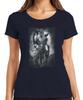 Viking Warrior Ravens Odin Norse Mythology Moon Runes Grunge Women's T-Shirt