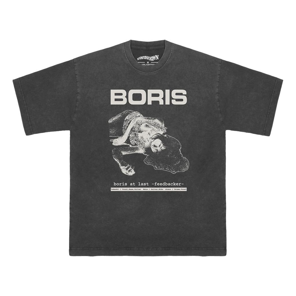 Boris TShirt At Last Feedbacker Stoner Psychedelic Rock Noise Merzbow Sunn O))) Earth Jesu Mens Short Sleeves Clothing Shirt