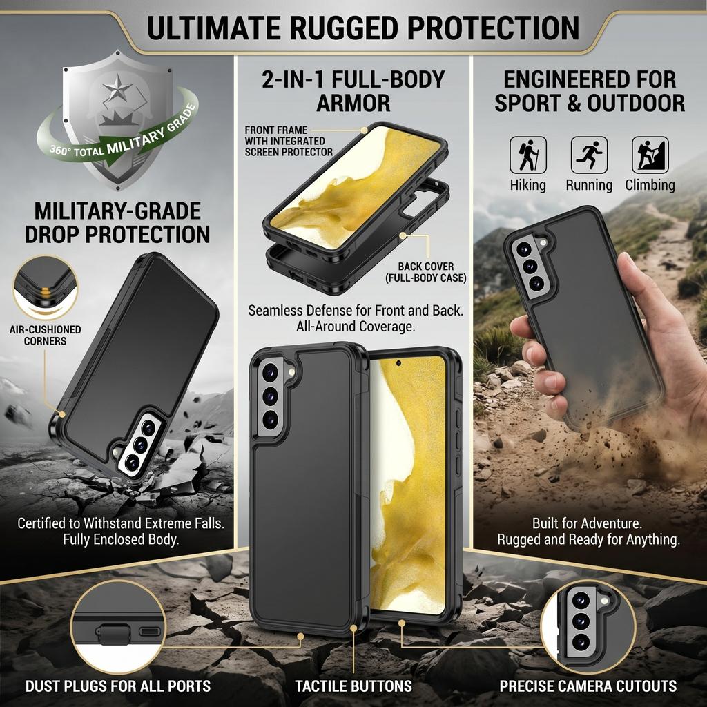 Rutschfeste Handyhülle für Samsung Galaxy A57 S26 Ultra S25 FE A17 A56 A55 A36 5G A16 A15 A14 A54 S23 S25 S22 S24 Plus Hüllen