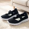 Summer Girl Mary Jane Sandals Lady Handmade Braid Sandals Women Black Weave Flat Shoes Plus Size