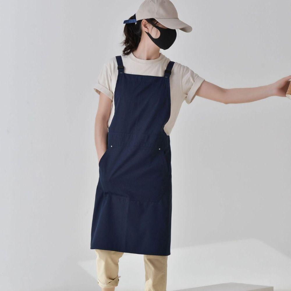 Workwear Korean Restaurant Apron Apron Adjustable Kitchen Aprons  Picnics Parties BBQ Camping