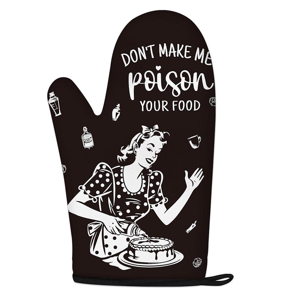 

Halloween Soft Oven Mitt Housewarming Pot Gift Room Decoration Halloween Party Supplies Kitchen Decor Cooking Baking Women Gift 1pcs 18x29cm