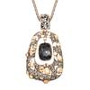Crystal Sweater Chain Long Flash Diamond Necklace Autumn and Winter Clothes Pendant Retro Atmospheric Accessories