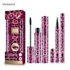 YANQINA Leopard 2 -in -1 Set 1 Set of Mascara Thick Curling Speed Dry Waterproof Eyeliner Pen Makeup