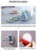 Rotatable Adhesive Wall Hook Rack for Kitchen and Bathroom with Multiple Hooks