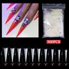 Nail Art Piece Super Long Ghost Tip Nail Plastic Nail Art Piece Tip Nail Bag Extended Ghost Tip Nail