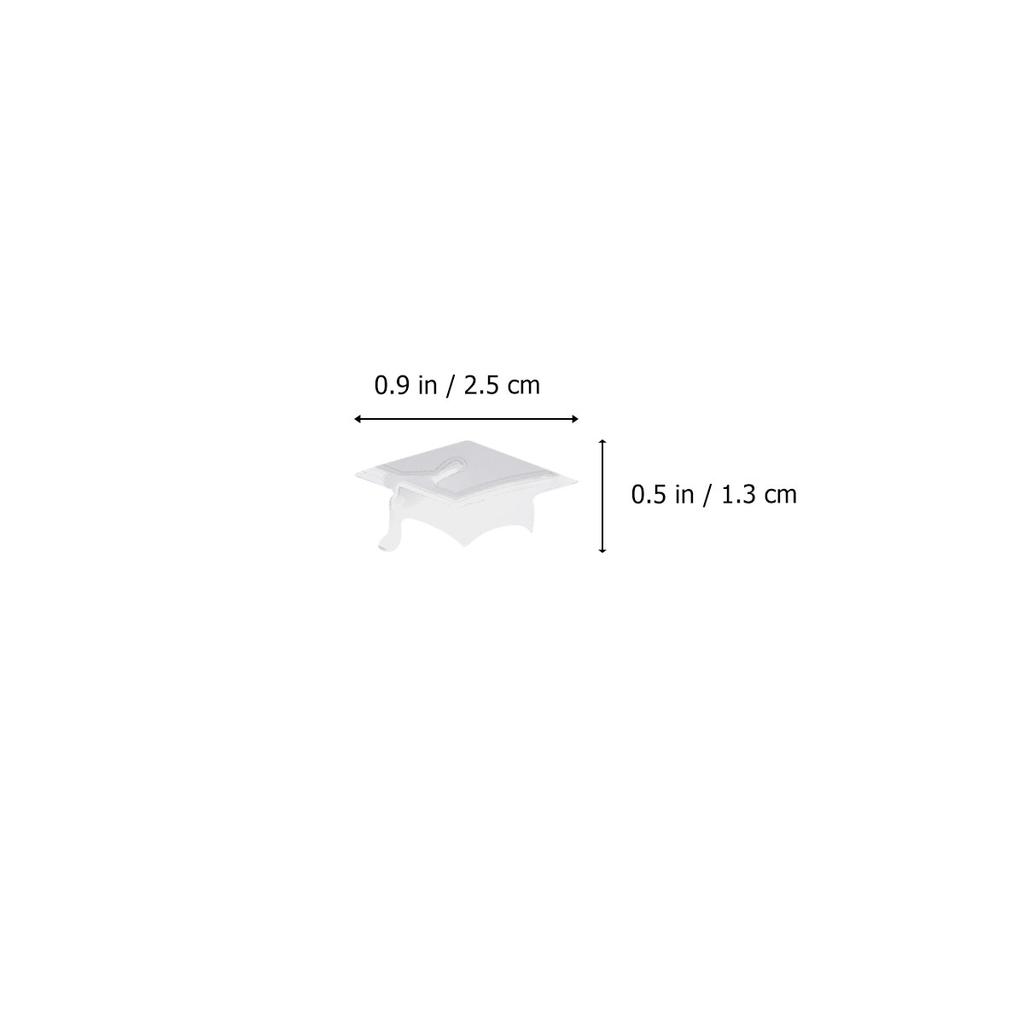 600Pcs Graduation Doctor Hat Confetti Premium Plastic Table Scatter Decor for Cake Table Goody Bags Invitation Decoration