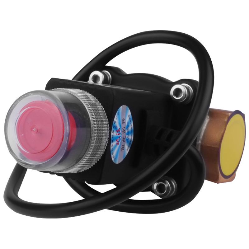 Lingfang Gas Alarm Solenoid Valve: Combustible Gas Straight-Through 1/4 Copper Valve G73