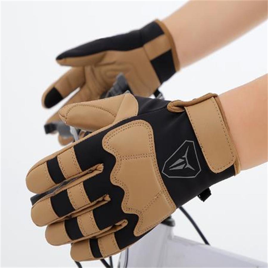 Waterproof Motorcycle Gloves, Touchscreen Anti-Slip Protective Gloves for Cycling & Outdoor Sports