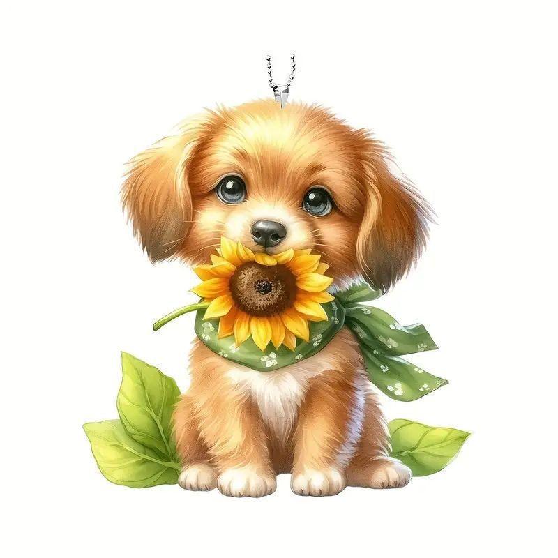 

Акриловое подвесное причудливое украшение, отлично подходящее для интерьера автомобиля и забавные рождественские аксессуары для елки