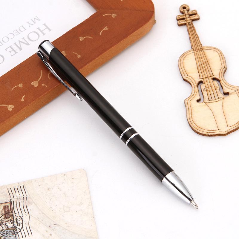 Cross-Border Creative Aluminum Ballpoint Pen with Custom Laser Engraving