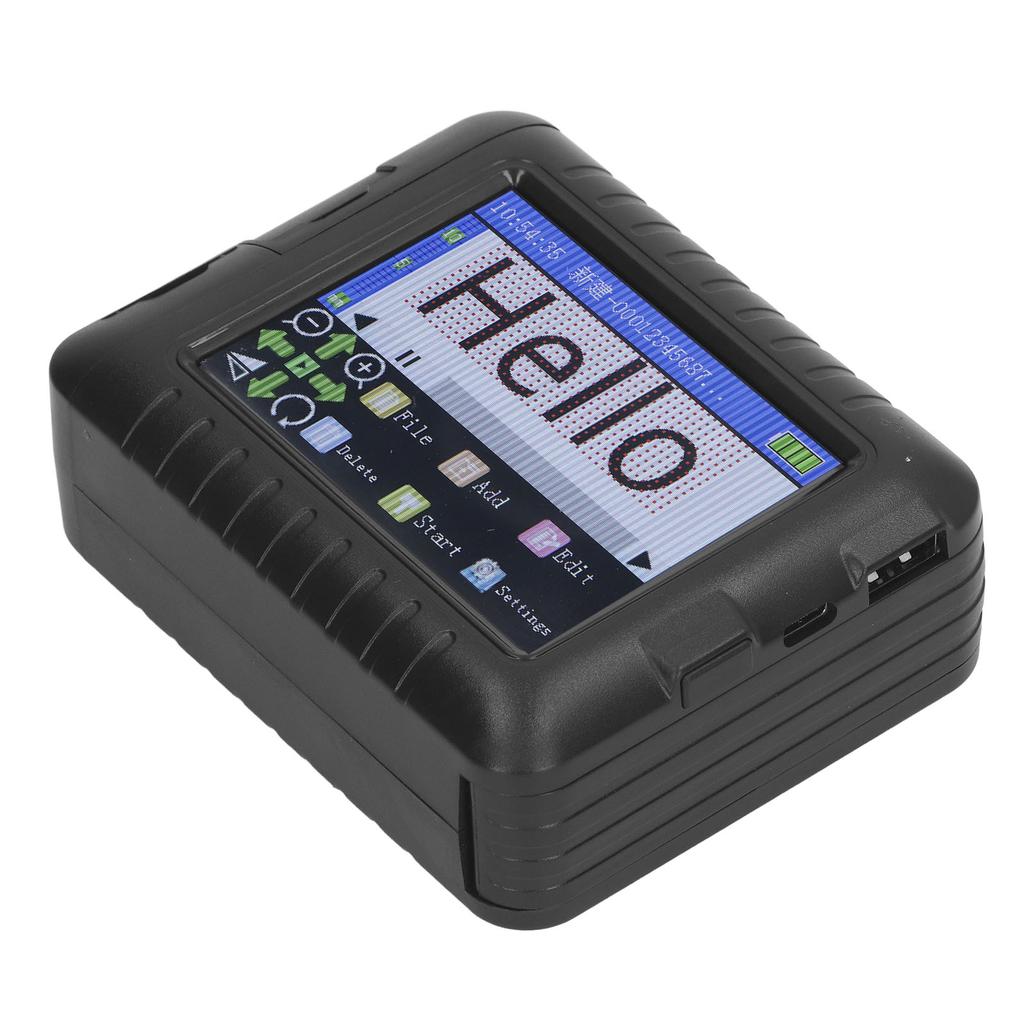 Φορητός Εκτυπωτής Inkjet 3.5in LED Οθόνη Αφής 4 Πυρήνων CPU Επαναφορτιζόμενος Εκτυπωτής Κωδικών για Εκτύπωση
