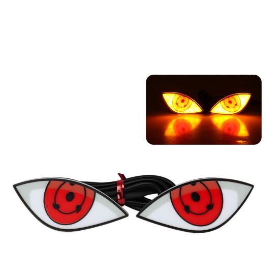 

Ghost Eye Motorcycles LED Lights with Waterproof Dynamic Lighting Rear Taillights for Car And Vehicle Round жёлтый